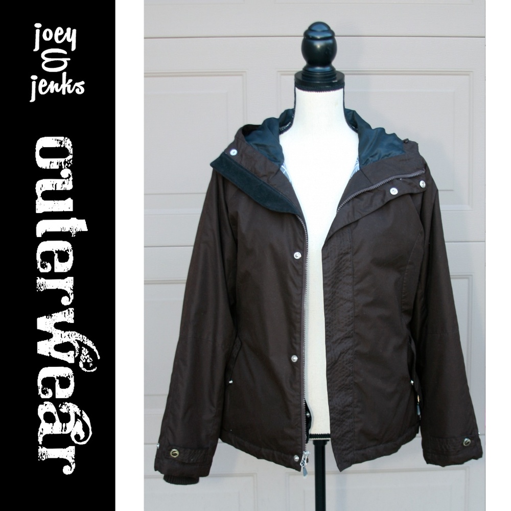 Polar Edge Brown Winter Ski Jacket Coat Medium